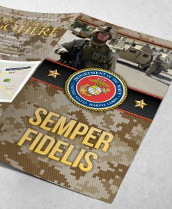 Tract - US Marine Corps Semper Fidelis infantryman - Brown Camo